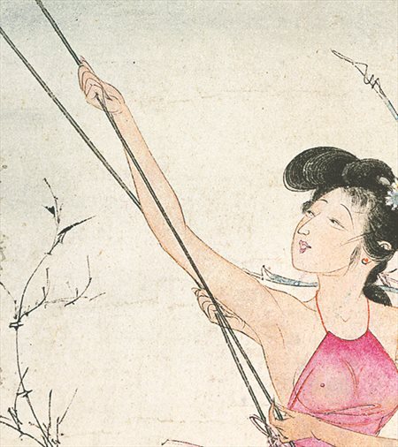 开县-胡也佛的仕女画和最知名的金瓶梅秘戏图